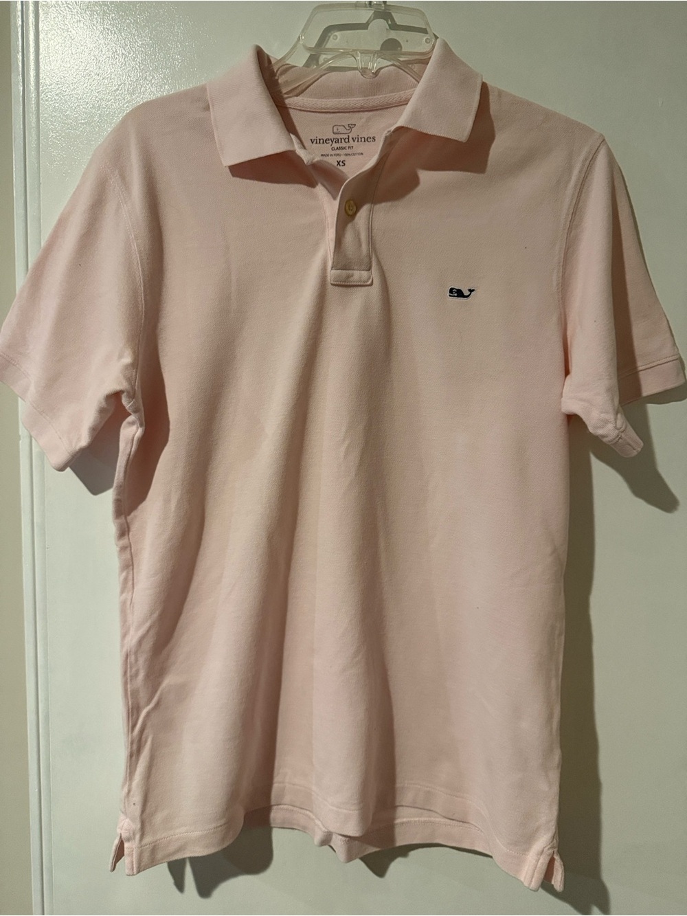 Vineyard Vines Light Pink Short-Sleeve Polo